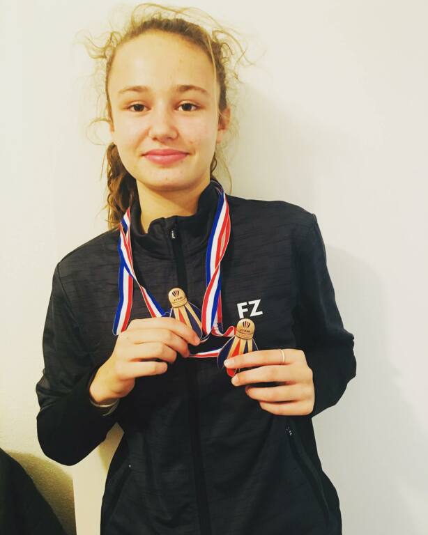 2 Belles médailles de bronze pour Charline Vanhulle aux Championnats de France Jeunes à Mulhouse 