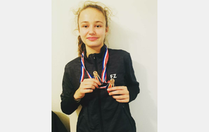2 Belles médailles de bronze pour Charline Vanhulle aux Championnats de France Jeunes à Mulhouse 