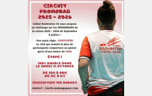 PROMOBAD 100% FILLES (étape 1)
