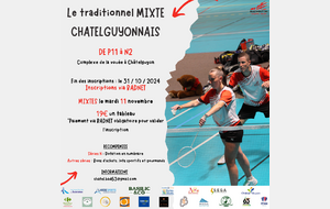 Tournoi mixte Chatelguyonnais