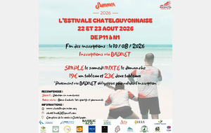 Tournoi national l'Estivale Chatelguyonnaise