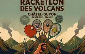 3ième édition racketlon aux volcans d'Auvergne