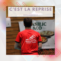 Saison 2026 - 2027 - Reprise des créneaux
