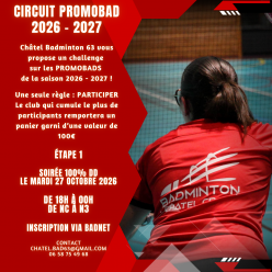 PromoBad Etape 1 - 100% DD
