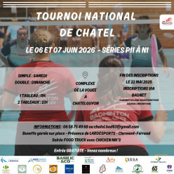 Tournoi national simples et doubles de Châtel