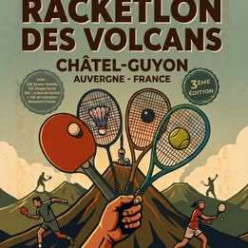 3ième édition racketlon aux volcans d'Auvergne