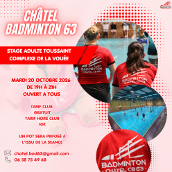 Stage Adulte - Toussaint 2026